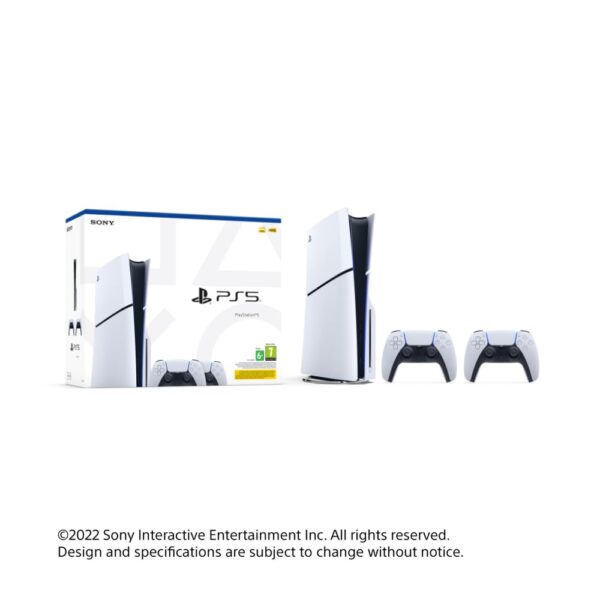 Sony PS5 Console - Two DualSense Wireless Controllers Bundle - Image 3