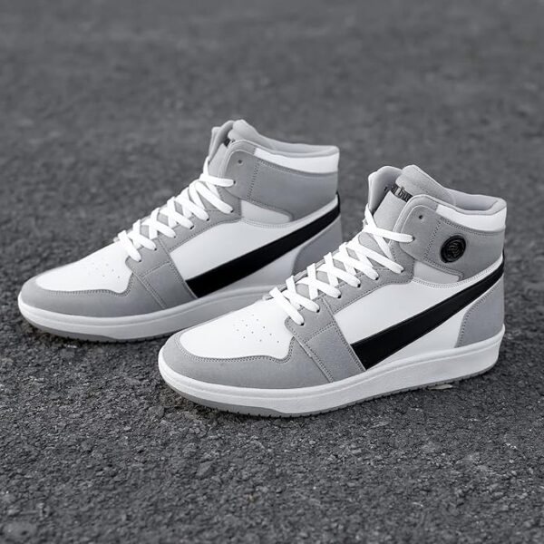Bacca Bucci Balancer Men's Fashion Sneakers Lace-Up Trainers Basketball Style Walking Shoes - Image 3