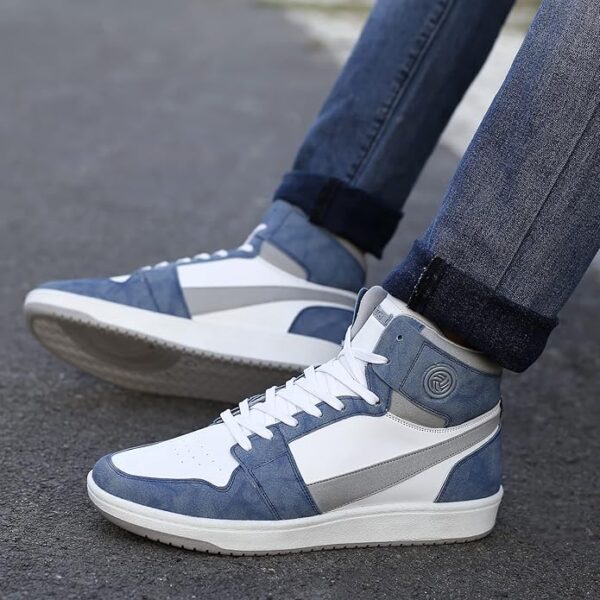 Bacca Bucci Balancer Men's Fashion Sneakers Lace-Up Trainers Basketball Style Walking Shoes - Image 9